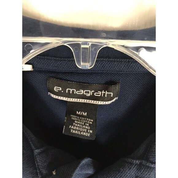 E McGrath Men's Medium Dallas Cowboys Golf Club Blue Short Sleeve Polo Shirt NFL - Picture 5 of 5